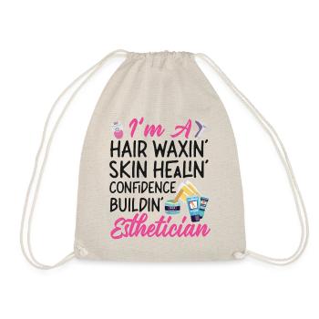 Cute Licensed Esthetician Skincare - Turnbeutel - Natur - Vorne