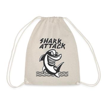 Shark Attack Oceanographer Diver Gift - Drawstring Bag - nature - Front