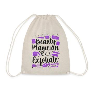 Soins de la peau d’esthéticienne agréée mignonne - Sac de sport léger - nature - Devant
