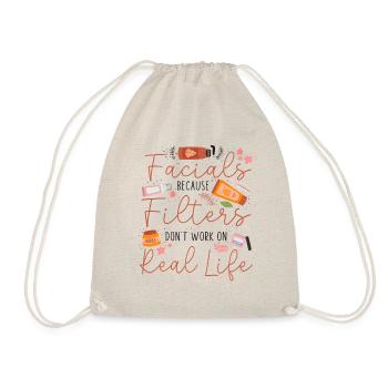 Cute Licensed Esthetician Skincare - Turnbeutel - Natur - Vorne