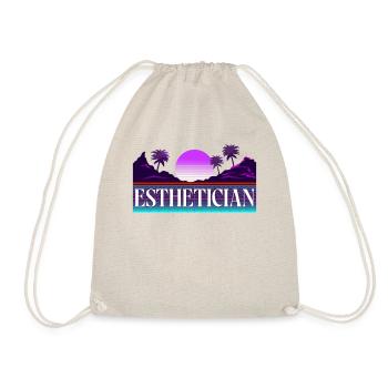 Soins de la peau d’esthéticienne agréée mignonne - Sac de sport léger - nature - Devant