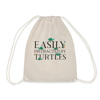 Sea Turtle Tortoise Easily - Turnbeutel - Natur - Vorne