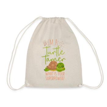 Tortue de mer Je suis une tortue - Sac de sport léger - nature - Devant