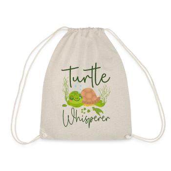 Sea Turtle Tortoise Turtle - Turnbeutel - Natur - Vorne
