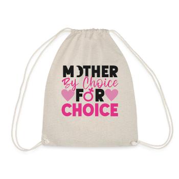 Feminist Mother By Choice For - Turnbeutel - Natur - Vorne
