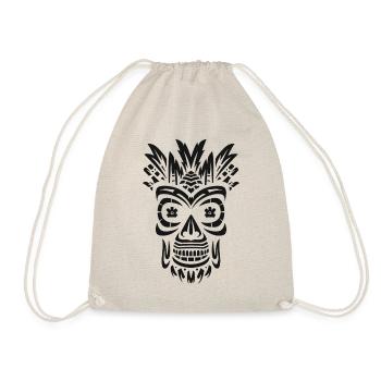 Tribal Tiki Maori Masque Polynésien Rétro Polynésien - Sac de sport léger - nature - Devant
