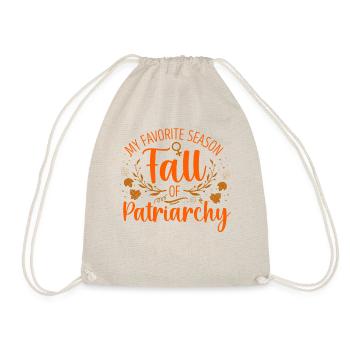 Feminist My Favorite Season Fall - Drawstring Bag - nature - Front