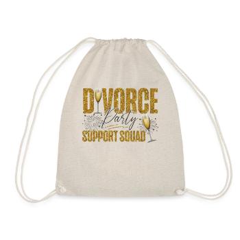 Happy Divorce Party Divorce Party - Turnbeutel - Natur - Vorne
