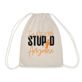 Happy Divorce Party I'm Not With - Drawstring Bag - nature - Front