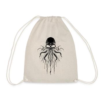 Octopus Squid Animal Tattoo Gothpunk - Drawstring Bag - nature - Front