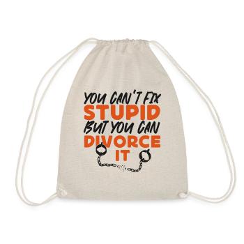 Happy Divorce Party You Can't Fix - Turnbeutel - Natur - Vorne
