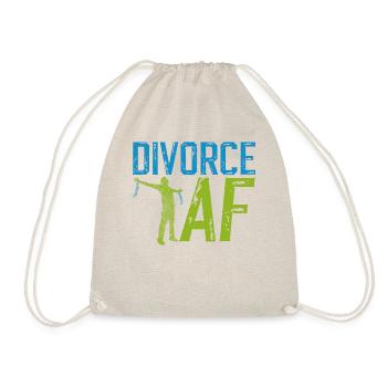 Happy Divorce Party Divorce Af - Drawstring Bag - nature - Front