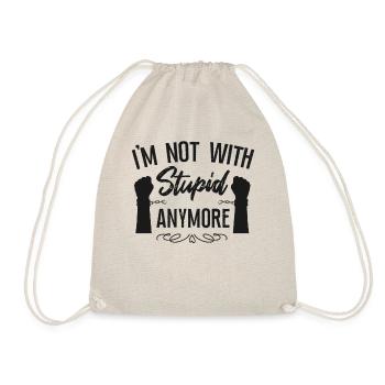 Happy Divorce Party I'm Not With - Drawstring Bag - nature - Front
