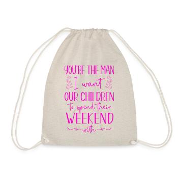 Happy Divorce Party You’re The Man - Sac de sport léger - nature - Devant