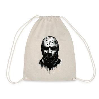 Masque effrayant de gardien de but de hockey sur glace d’Halloween - Sac de sport léger - nature - Devant