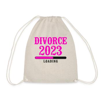 Happy Divorce Party Divorce 2023 - Turnbeutel - Natur - Vorne