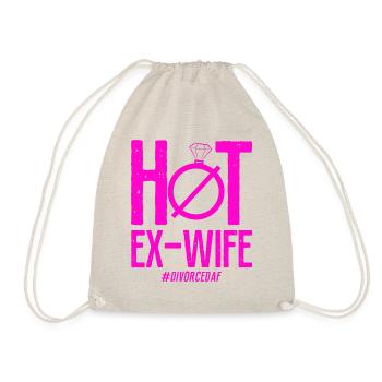 Happy Divorce Party Hot Ex-Wife - Drawstring Bag - nature - Front