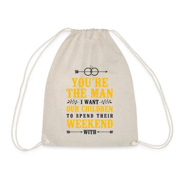 Happy Divorce Party You’re The Man - Sac de sport léger - nature - Devant