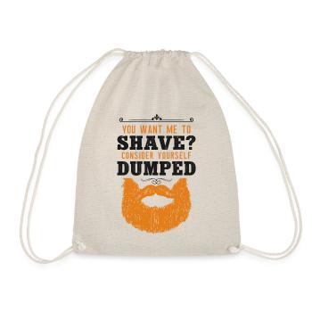 Beard Lover Bearded Man Ginger - Turnbeutel - Natur - Vorne