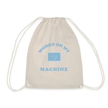 Fonctionne sur ma machine Logiciel de programmation amusant - Sac de sport léger - nature - Devant