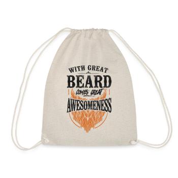 Beard Lover Bearded Man Ginger - Drawstring Bag - nature - Front