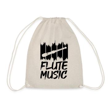 Flute music - Drawstring Bag - nature - Front