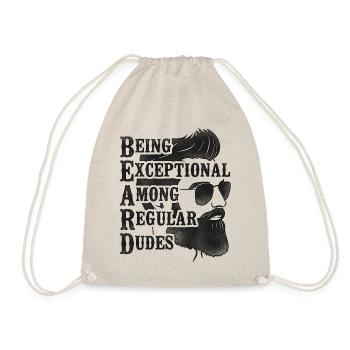Amant de barbe Homme barbu Être - Sac de sport léger - nature - Devant