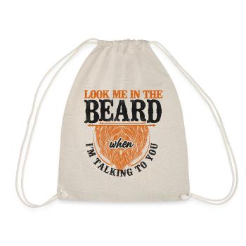 Beard Lover Bearded Man Ginger - Drawstring Bag - nature - Front