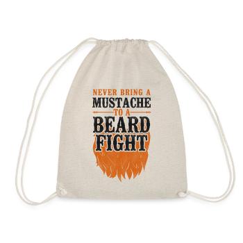 Beard Lover Bearded Man Ginger - Drawstring Bag - nature - Front