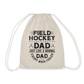 Field Hockey Dad Field Hockey Dad - Turnbeutel - Natur - Vorne