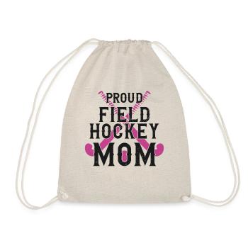 Field Hockey Mom Proud Field - Turnbeutel - Natur - Vorne