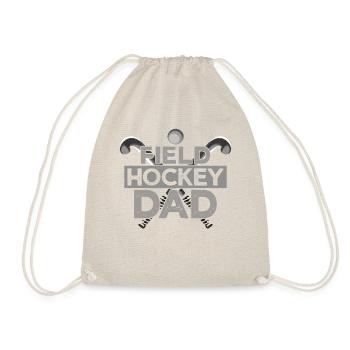Field Hockey Dad Field Hockey Dad - Turnbeutel - Natur - Vorne