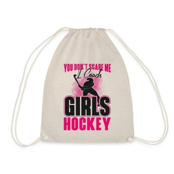 Field Hockey Coach You Don't Scare - Turnbeutel - Natur - Vorne