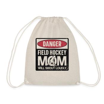 Field Hockey Mom Danger Field - Turnbeutel - Natur - Vorne