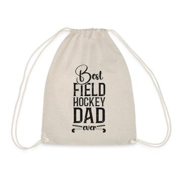 Field Hockey Dad Best Field Hockey - Turnbeutel - Natur - Vorne