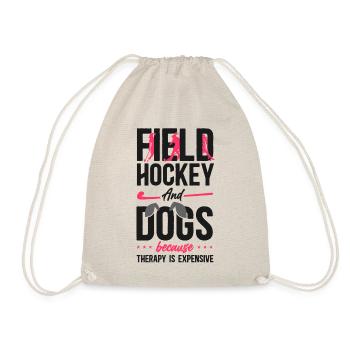 Hockey sur gazon, Hockey sur gazon pour chiens, et - Sac de sport léger - nature - Devant