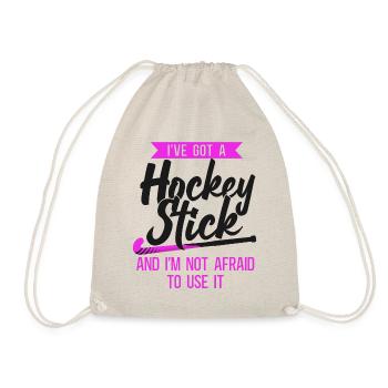 Field Hockey I've Got A Hockey - Turnbeutel - Natur - Vorne
