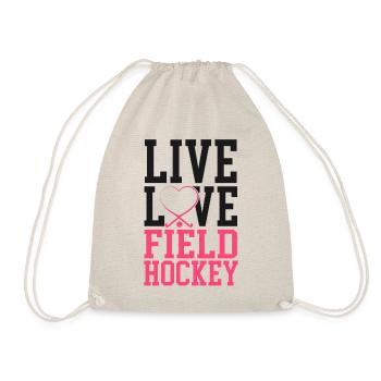 Field Hockey Live Love Field - Sac de sport léger - nature - Devant