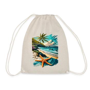 Nature, Été, Mer, Océan, Étoile de mer - Sac de sport léger - nature - Devant