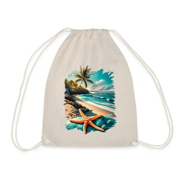 Nature, Été, Mer, Océan, Étoile de mer - Sac de sport léger - nature - Devant