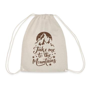 Take me to the Mountains Mountains Hiking Climbing - Drawstring Bag - nature - Front