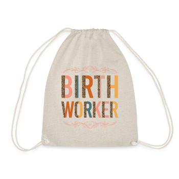 LD Labour And Delivery Nurse - Drawstring Bag - nature - Front