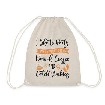 LD Labour And Delivery Nurse - Drawstring Bag - nature - Front