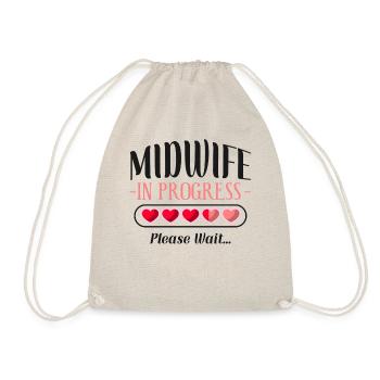 Infirmière sage-femme accoucheuse Étudiante - Sac de sport léger - nature - Devant