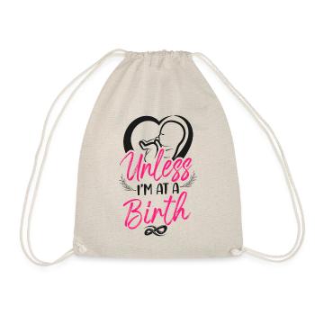 LD Labour And Delivery Nurse - Drawstring Bag - nature - Front