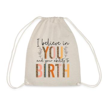 LD Labour And Delivery Nurse - Drawstring Bag - nature - Front