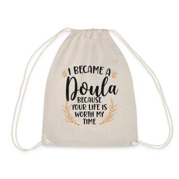 Doula accoucheuse Je suis devenue une - Sac de sport léger - nature - Devant