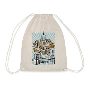 Germans of New York, Germany, America, USA - Drawstring Bag - nature - Front