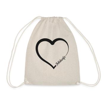 Infirmière Sage-Femme Accoucheuse Coeur - Sac de sport léger - nature - Devant