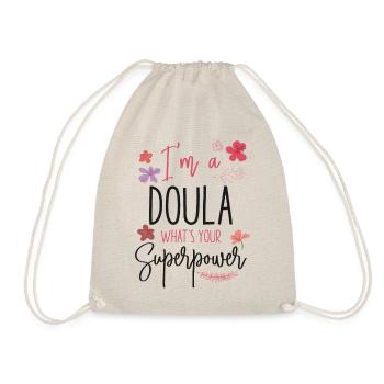 Doula accoucheuse Je suis une doula - Sac de sport léger - nature - Devant